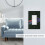 Leather Roman Frame Light Switch Panel Single 8