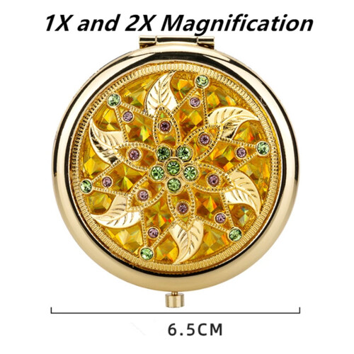 30X Magnifying Makeup Mirror with Suction Cup and Tweezers 1