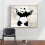 AVOI Banksy Αφίσα Τέχνης Τοίχου Πάντα με Όπλα Εκτύπωση σε Καμβά Δροσερό Διακόσμηση 5