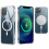 Compatible con iPhone 13 - Elegante funda protectora magnética transparente 2