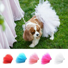Saia de tule para cães de pequeno, médio e grande porte - Vestido de bailarina para filhotes, gatos e coelhos - Ideal para aniversários,