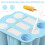 Silicone Ice Cube Tray 10-Cavity 4