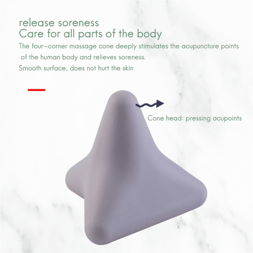 Silicon Massage Cone for Psoas and Back Relief 2 Pack 2