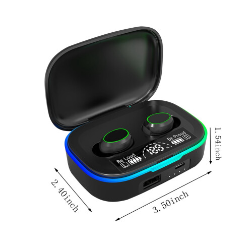 Ασύρματα ακουστικά Bluetooth 5.1 με χαμηλή καθυστέρηση και αντοχή στο νερό IPX5, ιδανικά 2