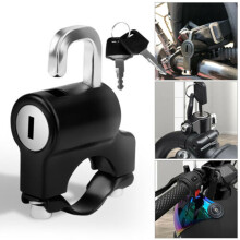 Motorcykel Universal Hjälmlås För Styre 7/8" 22-28mm Rör Styre Motorcykel