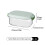 Hilingoto Fresh-Keeping Box, Διαφανές Γυάλινο Δοχείο Φαγητού για Φούρνο Μικροκυμάτων με 6