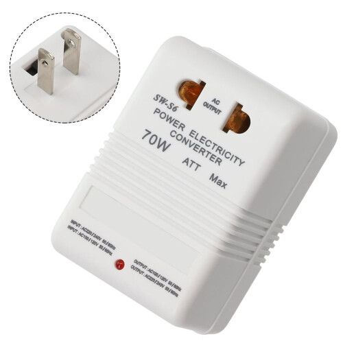 Spenningsomformer 110V-240V Step-Up Down 70W 1