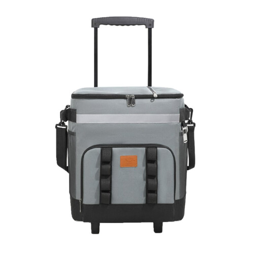 35L Wheeled Insulated Cooler Bag with Telescopic Handle 1