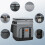Rolling Cooler Bag Insulated Large Capacity Portable Picnic 5