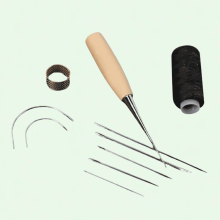 Hochwertiges Ledernähgarn-Set – 10 Fäden für Polsterarbeiten, Leder, Teppichreparaturen (Handnähgarne) B12 Stick- und Crewelgarne
