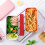 12 τεμάχια Bento Box με λουράκια για γεύματα ενηλίκων, αξεσουάρ πεζοπορίας, ταξίδια, 3