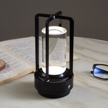 Giyblacko Nočné svetlá Krištáľová lampa na stôl Kreatívny nočný stolík Atmosférický bar Domáce nabíjanie USB Malé nočné svetlo