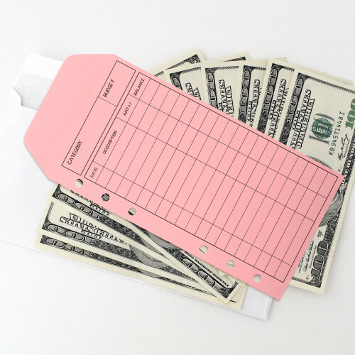 Cash Envelopes Budget Planner Colored Kraft Paper 12 Pcs 2