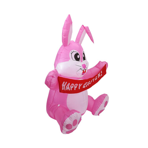 Lapin gonflable de Pâques pour extérieur, 1,5 m 2