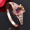 Men's Natural Stone Wedding Ring in Sizes 5-11 6