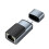 USB C To RJ45 Networking Adapters 100/1000Mbps Fast-100M 3