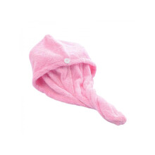 Feiona Dames Badhanddoek van Effen Koraalfleece, Sneldrogende Badaccessoire voor Dames