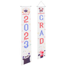 Decoración para fotomatón de fiesta de graduación, accesorios para la puerta, pareado para el letrero