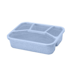 Obedár Bento, 4 priehradky, 4-balenie, opakovane použiteľné