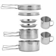 Kampeergerei, kooktoestel voor buiten, kookpot, picknickbenodigdheden, reisbenodigdheden