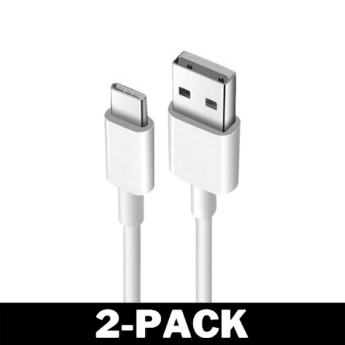 Καλώδιο γρήγορης φόρτισης USB-C εξαιρετικά μακρύ / Φορτιστής 2 τεμαχίων λευκό
