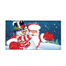 Nieuwe kerstdecoratie voor garagedeuren, ophangdoek voor buiten, kerstachtergrond, feesttapijt