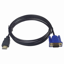 1,8M HDMI-kabel HDMI til VGA1080P HD med lydadapterkabel HDMI til VGA-kabel