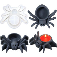 Halloween spider candle mold silicone2pcs