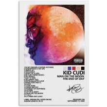 Affiche de l'album Man on the Moon de Kid Cudi (24 x 36 pouces)