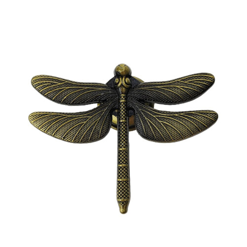 Ragonfly σχήμα κράματος ψευδαργύρου λαβή επίπλων πόρτας πόμολα για παιδικό δωμάτιο