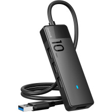 USB-hub med 4 USB A-porte, USB 3.2 Gen2 Speed, 0,6 m kabel, HB2025A