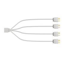 jixopn ARGB elosztó 5V3PIN csatlakozó alaplap hosszabbító kábel szinkronizáció 33,5 cm 1-3/4 számítógép ház memóriához