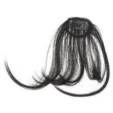 Secador de pelo Flequillo Flequillo Clip Moño Piezas postizas naturales Señorita