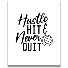 AEFER Motivierende Volleyball-Wandkunst, passend zu Beachvolleyball-Geschenken, Geschenk zum Abschlussball und für Schiedsrichterinnen für