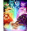 Κιτ ζωγραφικής Pikachu Disney Diamond για ενήλικες, DIY5D στρογγυλό πλήρες τρυπάνι τέχνης, 1