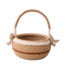Elegant Artisan Fiber Organization Bin Suitable For Home-1