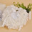 Ring Box Heart-Shaped White Jewelry Pillow 3