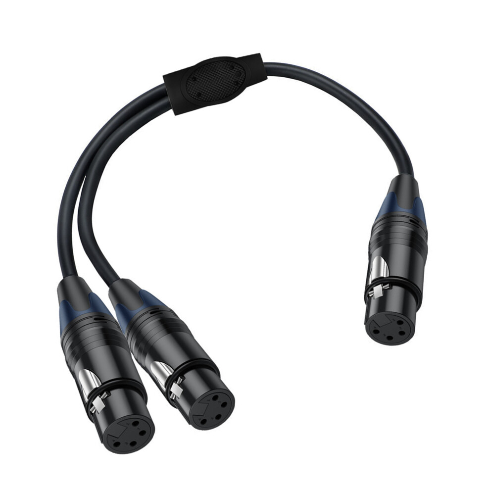 4Pin Xlr Y Splitter Cable Microphone Cord For High Fidelitys-D 7627001512962