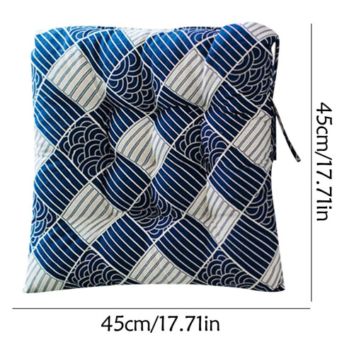 Cuscini rotondi da esterno antimacchia, 45x45 cm, 1 pezzo 2
