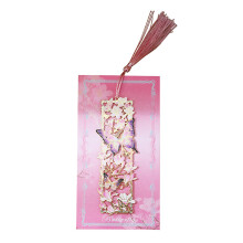 Hollowed Floral Metal Bookmarks with Tassels for Book Lover-4