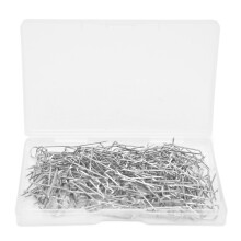 Alfinetes de garfo BuyWeek para costura, 200 peças, alfinetes em U de aço inoxidável para costura, alfinetes para quilting, alfinetes de bloqueio