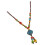 Colorful Ethnic Style Ceramic Beaded Necklace With Unique Square 1