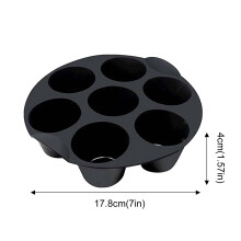 Silikonkakepopformer – 18 cm og 20 cm rund airfryer