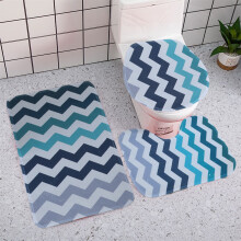 Txmfgh 3-delige badkamertapijtset - Superzacht, antislip en zeer absorberend voor natte ruimtes - Ideaal voor thuis, hotels, sauna's en meer