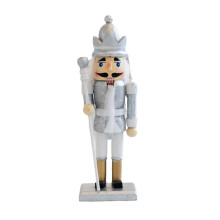Nøtteknekkerpynt i tre, tradisjonell, 16 cm