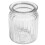 Recipiente de vidro com ranhuras, 270ml, transparente 1