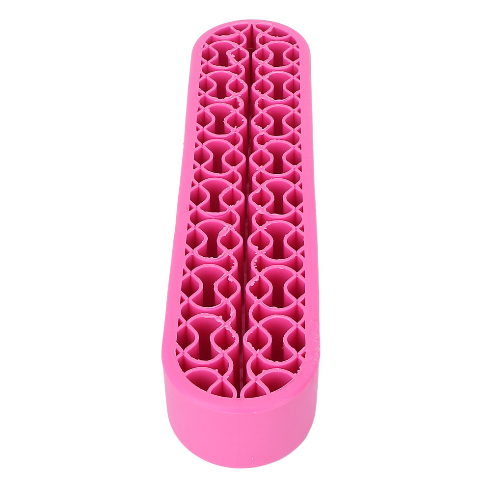 Red Rose Silicone Brush Case Multi-Compartment