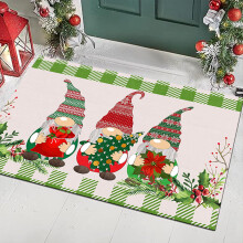 Tapis de cuisine de Noël - Tapis de sol gnome, antidérapant, décoration de Noël, cadeaux en liquidation, compatible avec Quinlirra
