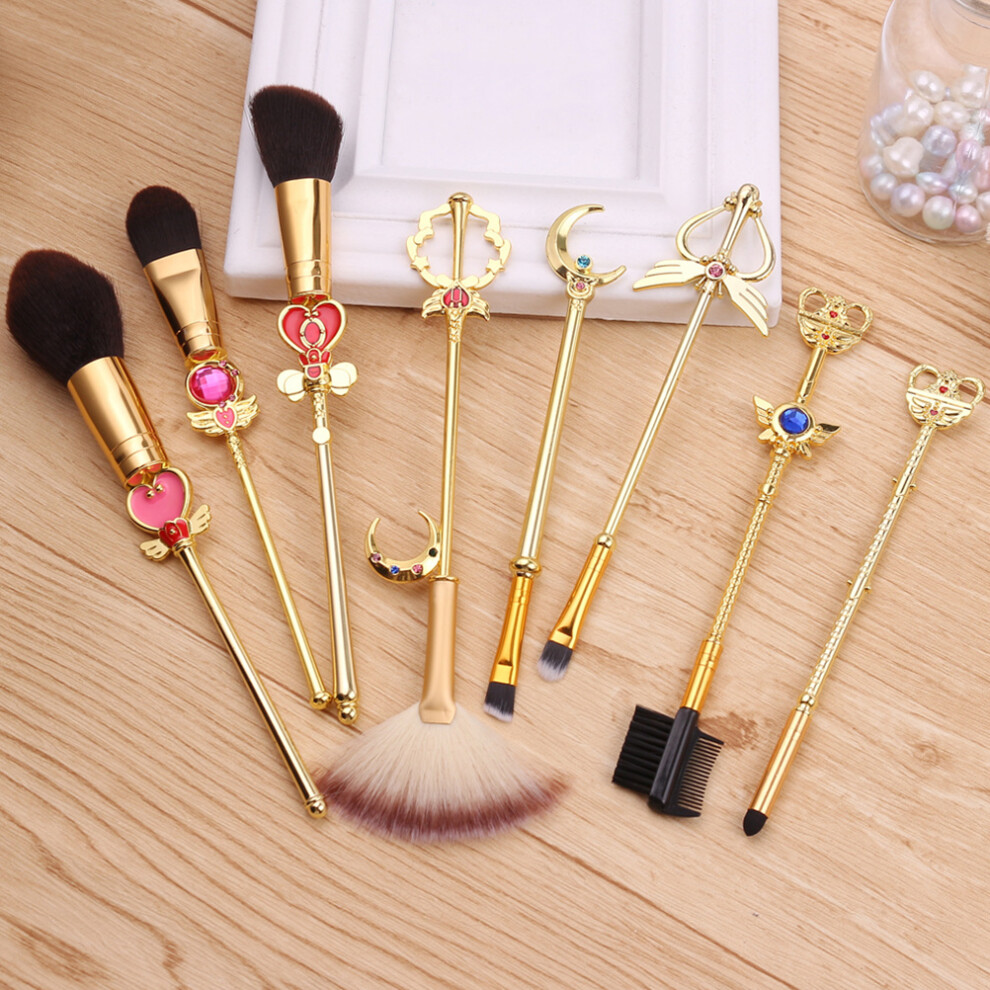 Sailor Moon Themed Makeup Brushes 8Pc