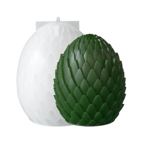 Dragon Scale Eggs Shape Mold Handgemaakte kaars maken mal met-L